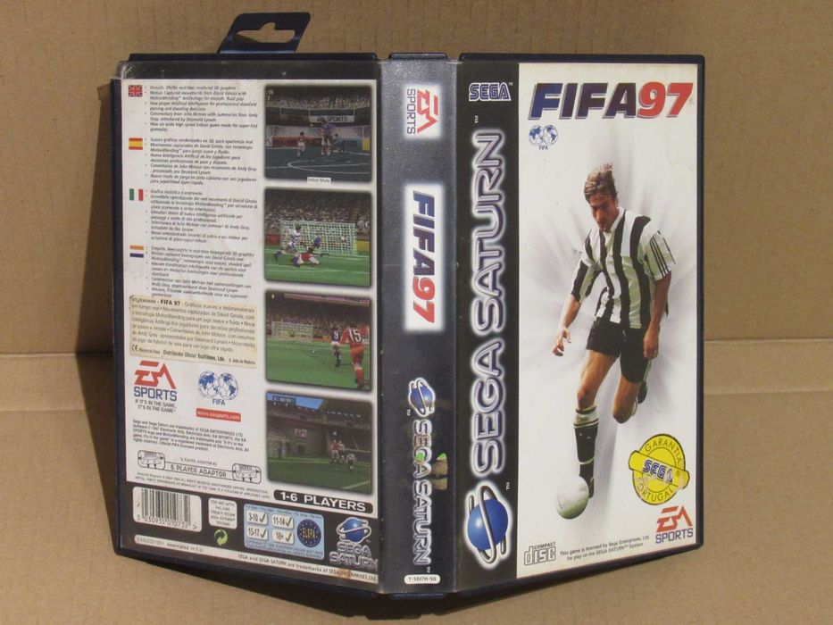 Jogo Sega Saturn FIFA 97 completo