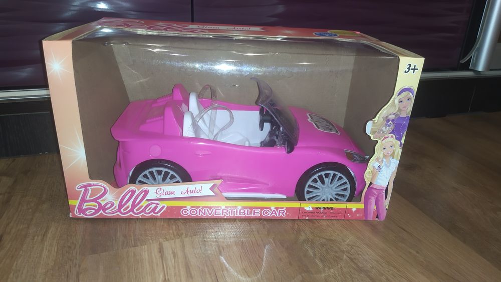 Розовая машина для кукол Bella с Ремнями безопасности