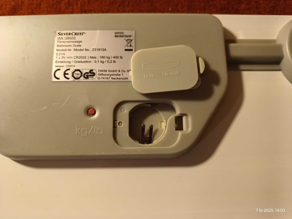 Waga łazienkowa SilverCrest