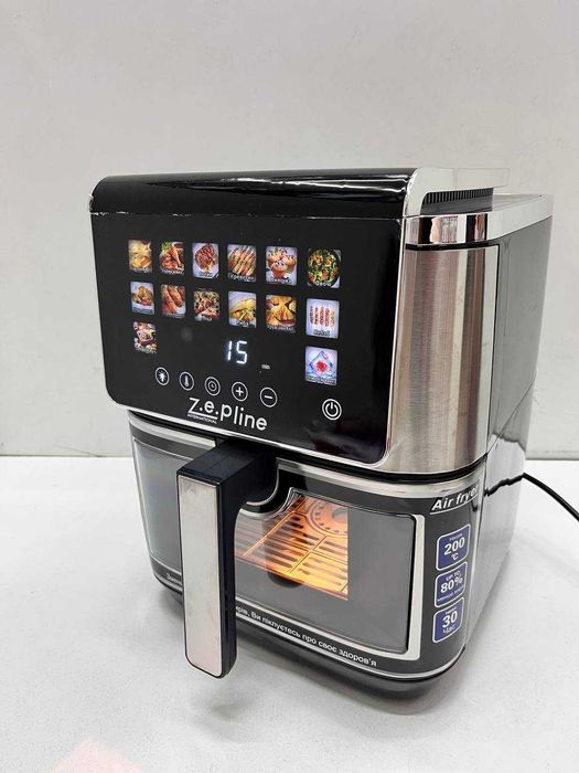 Аэрофритюрница 13л с двумя тенами 4200Вт Zepline ZP00340 14 программ