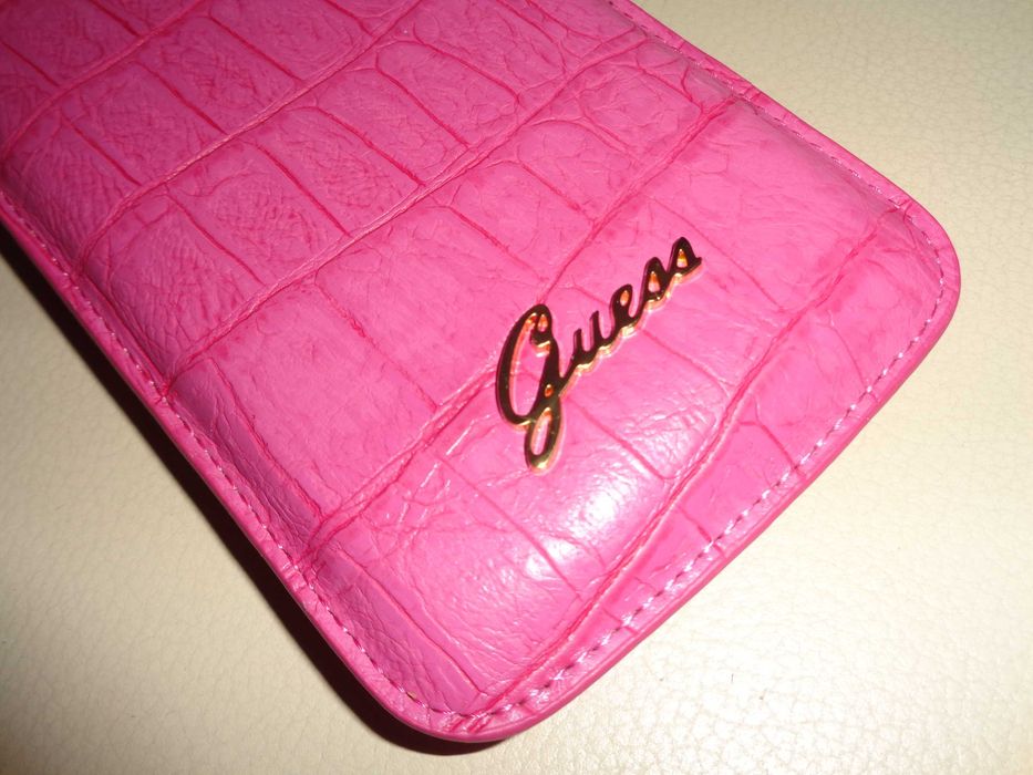 GUESS oryg. nowe różowe etui na telefon komórkowy Samsung Galaxy S III