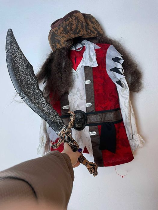 Strój Karnawałowy PIRAT, PIRATKA 8-9lat Przebranie kostium