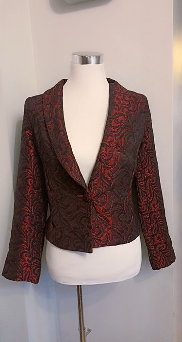 Żakiet żakardowy r. 38