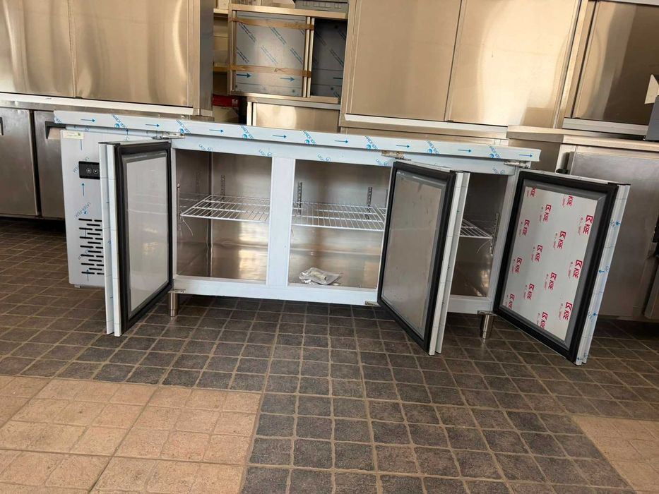 ACM1703 – Bancada de Conservação Inox de 3 Portas - NOVA