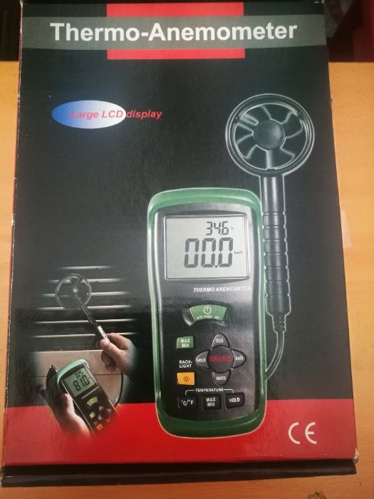 ST618 - Termo-anemómetro Medidor de velocidade do vento
