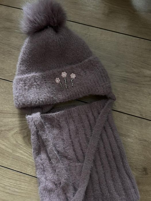 Шапочка зимова  для дівчинки