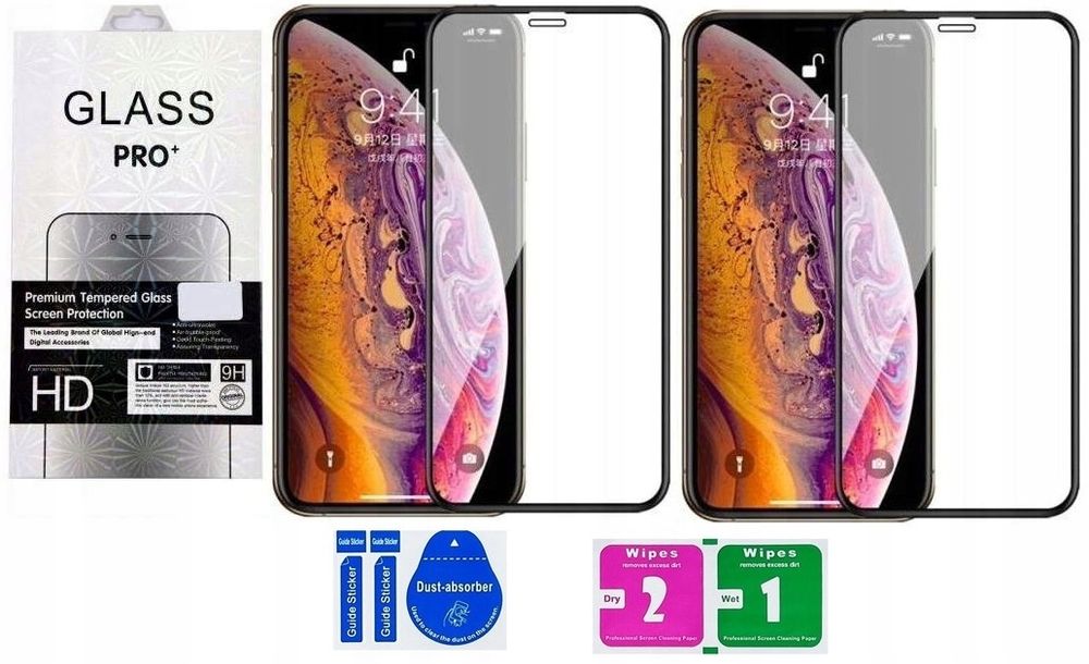 2X Szkło 9H Hartowane Pełne Do Iphone 16E / 17E