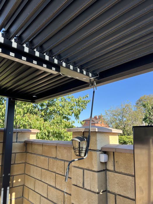 супер пергола из алюминия . Беседка, альтанка , навес.