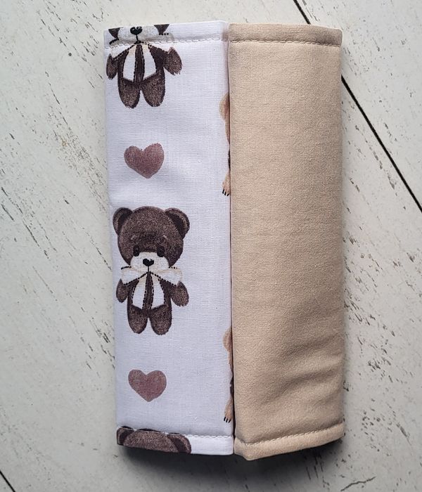 Ochraniacze na pasy. Komplet bawełniany.