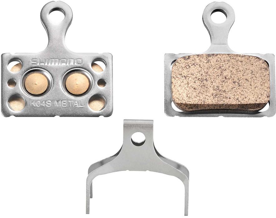 Pastilhas de travão de disco metálicas Shimano BP-K04S-MX