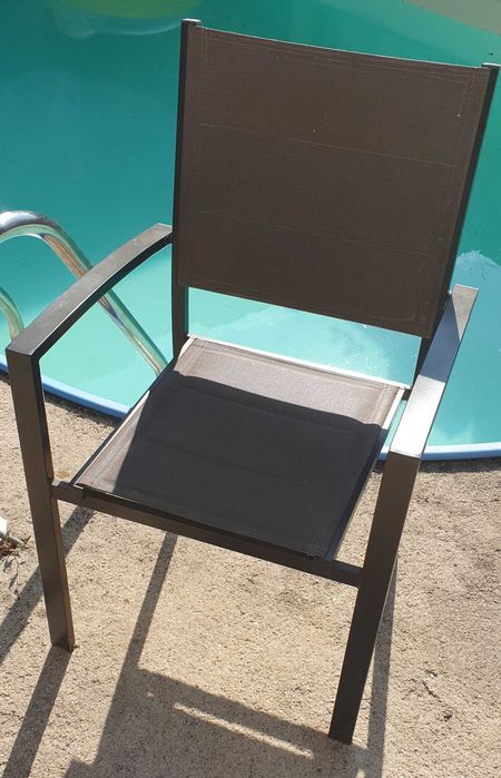 Par de cadeiras de jardim exterior