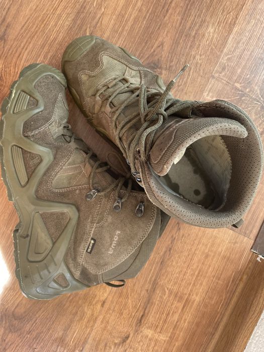 Тактичні черевики LOWA Zephyr GTX Mid TF, 45 розмір зелені(Ranger Green)