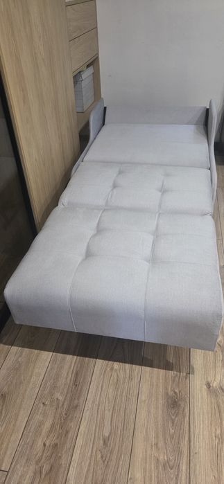 MATI I Sofa rozkładana, 1-osobowa, szara