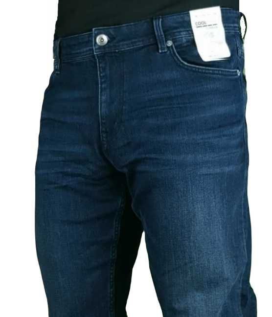 Męskie jeansy Tom Tailor - Slim Fit Coolmax EcoMade - nowe - W40/L36