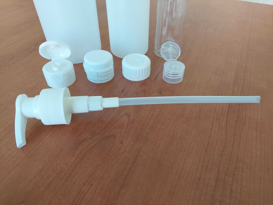 Frasco / Embalagem PET HDPE / Doseador / Tampas / 60ml / 250ml / 500ml