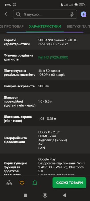 Проектор розетка