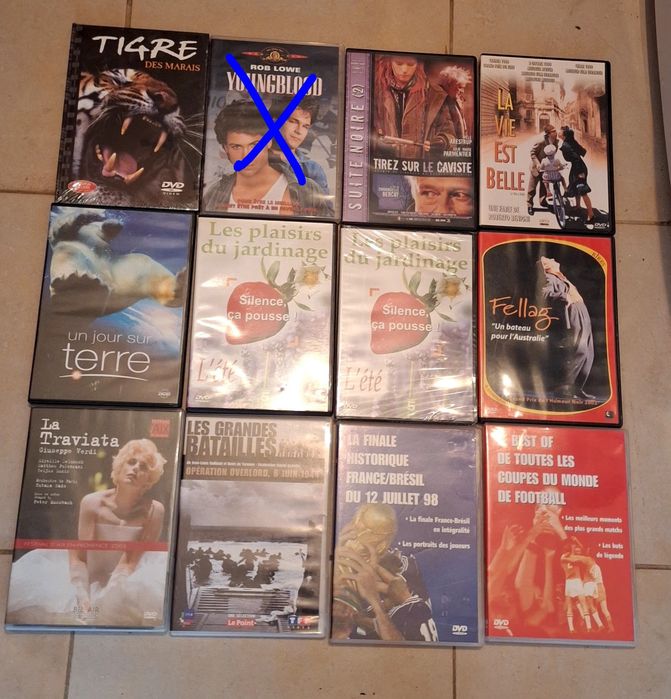Lote de filmes DVDs