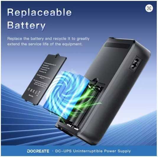 ДБЖ UPS 36Вт Doocreate DC1036L POE, USB, 5 9 12V  для роутера модема