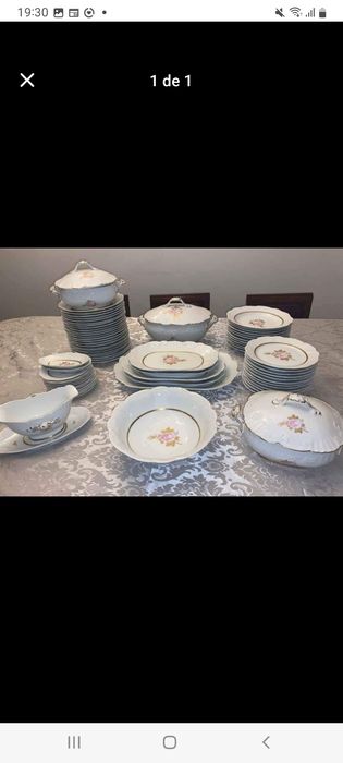 Serviço de jantar,   Vista Alegre