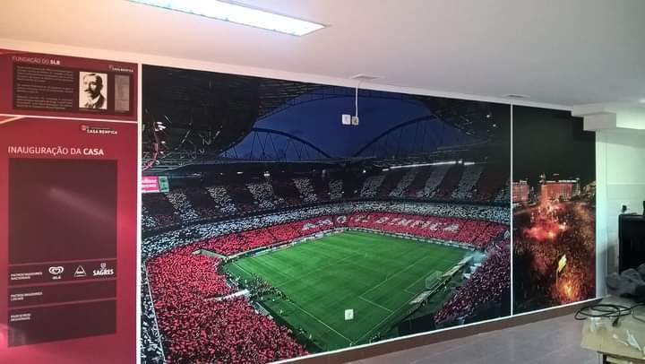 Aplicação de vinil , decoração de montras