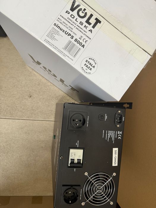 Zasilacz awaryjny VOLT UPS 800VA 500W Sinus UPS 800 Akumulator 55Ah
