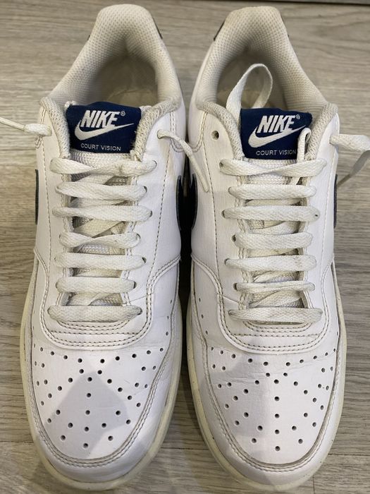 Nike Court Vision Brancas – Símbolo Azul – Tamanho 40
