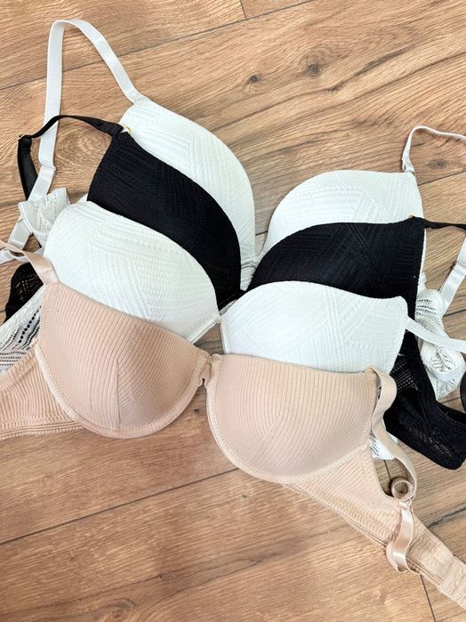 stanik biustonosz 75b zestaw nowe