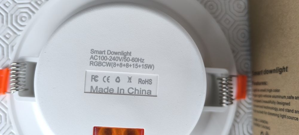 Luz led WiFi de encastrar 15cm