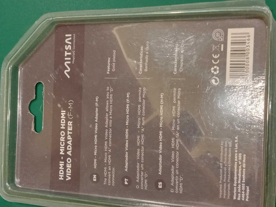 Mitsai Adaptador Vídeo HDMI Micro HDMI (F-M)