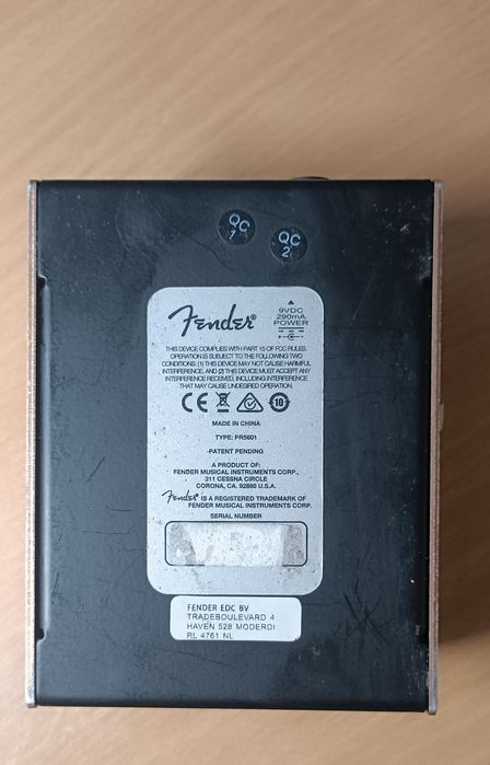 Fender MTG Tube Distortion гітарна педаль