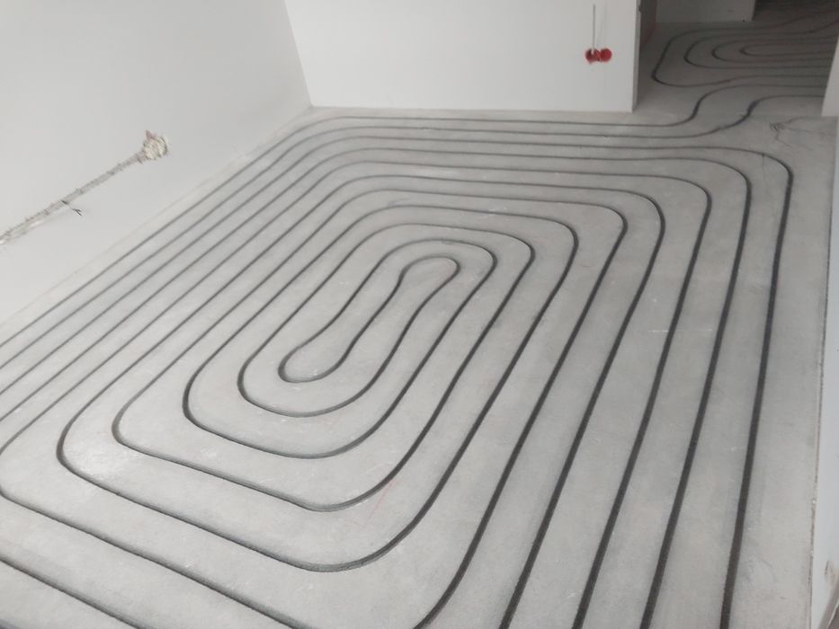 Frezowanie pod ogrzewanie podłogowe . Podłogówka . Sucha zabudowa.