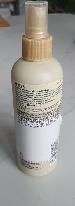 Beaver mgiełka spray intensywnie nawilżający