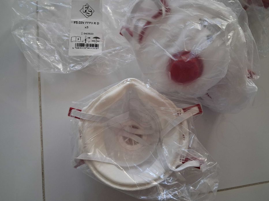 Półmaska filtrująca FS-33V FFP3 R D - 9 sztuk.