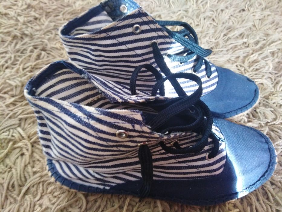 trampki espadryle paski