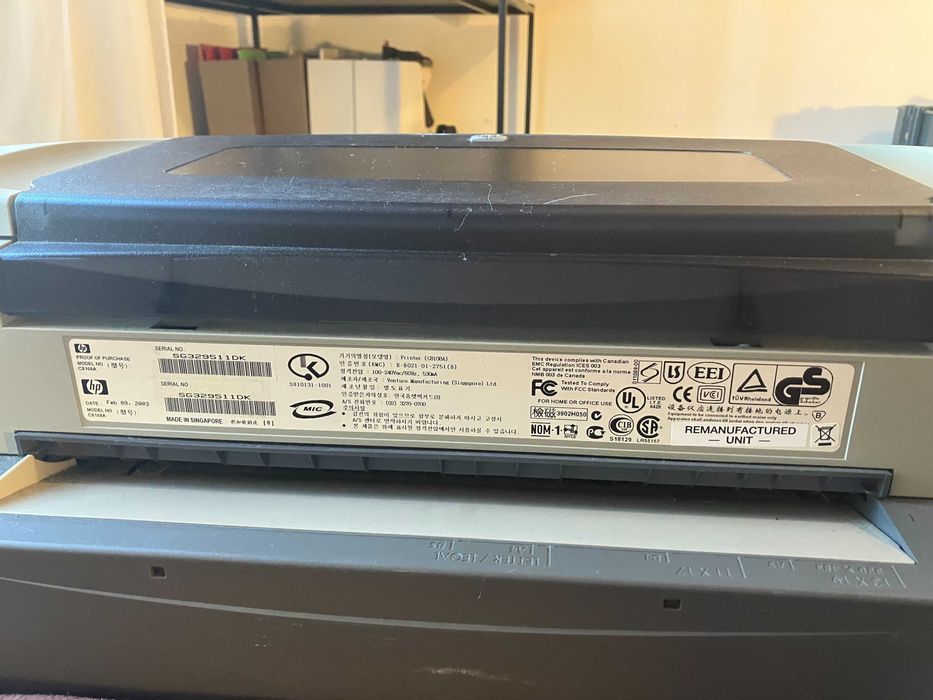 IMPRESSORA A4 e A3 a cores hp color injet printer cp1700