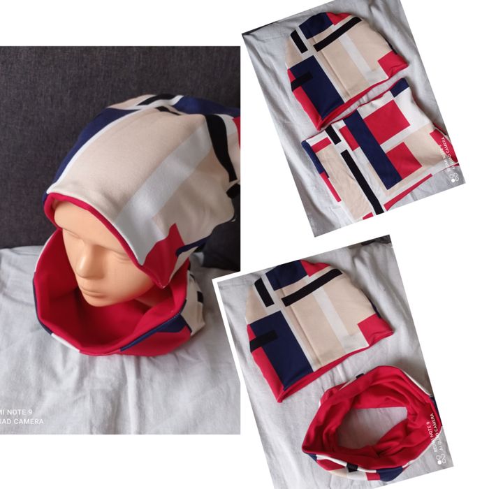 Komplet wiosenno jesienny obwód 56 cm damski nowy handmade