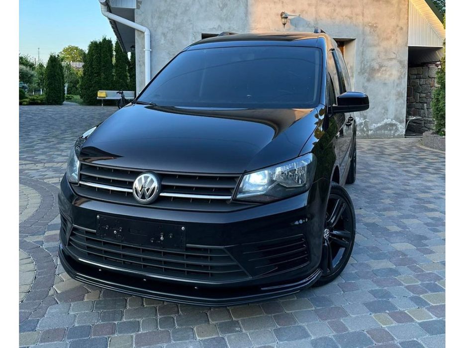 Volkswagen Caddy 2015+ Передня лип накладка (ABS)
