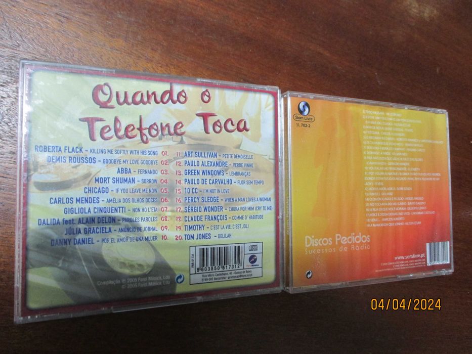 2 CD's - Quando o telefone toca e Discos pedidos