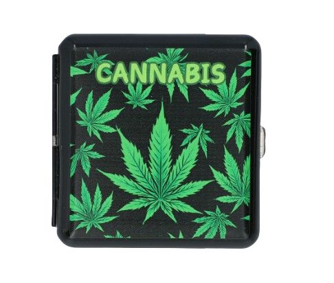 Papierośnica Czacha Cannabis Gandzia Marihuana Nadruk Gentelo