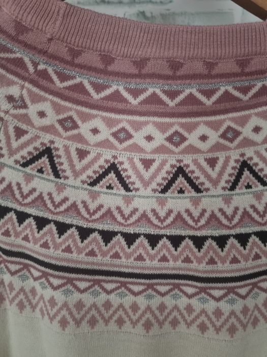 Sweter cienki bonprix XS/Snowy