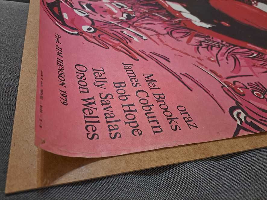 Muppety jadą do Hollywood ORYGINAŁ plakat filmowy Świerzy 1982