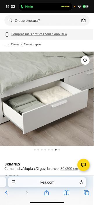 Cama 160x200 + 2 colchoes+ estrado