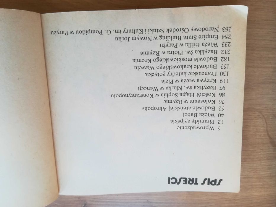 książka cuda architektury Witold Szolginia, 1985 r.