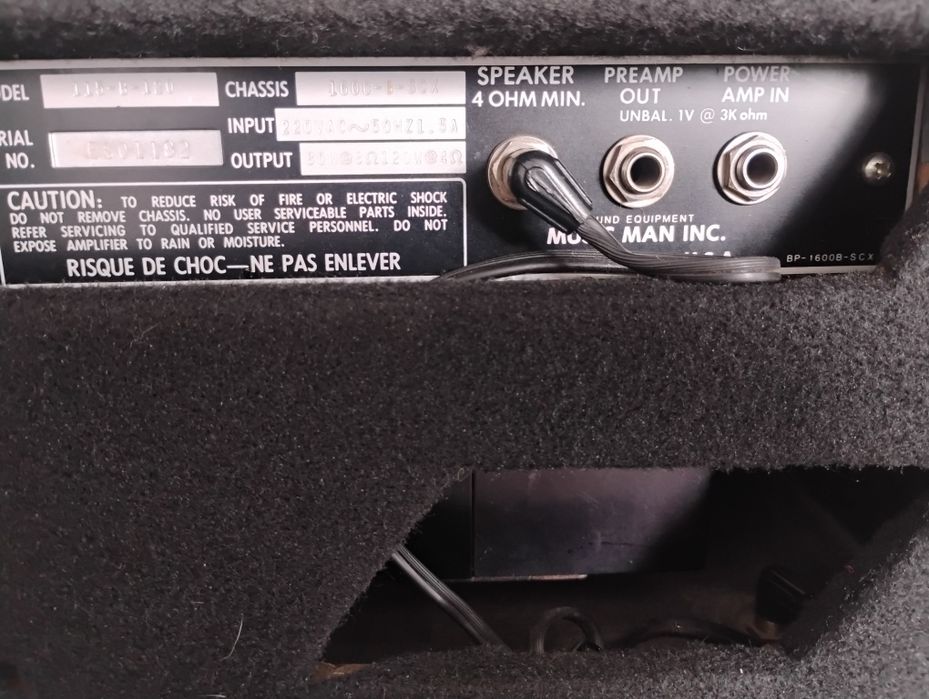 Combo basowe Music Man b120 80s