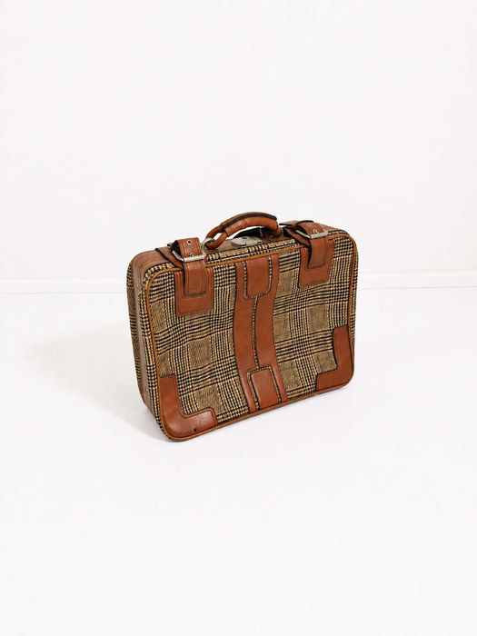 Stylowa Walizka Vintage / Retro – Lata 70./80. – Klasyczna Krata