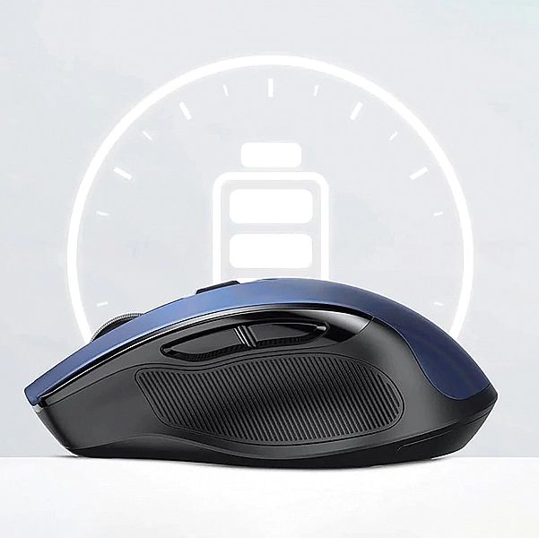 Mysz Ugreen MU006 optyczna bezprzewodowa USB 2.4GHz 4000 DPI - niebies