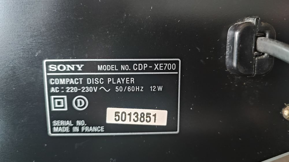 Leitor SONY CDP-XE700
