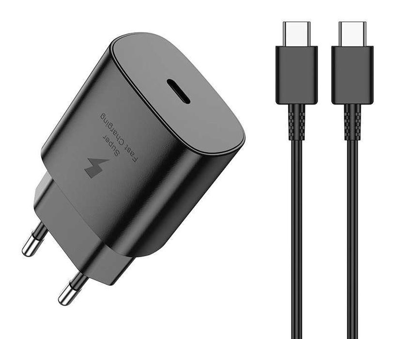 SZYBKA ŁADOWARKA 25W + KABEL USB-C Samsung A35 A36 A54 A55 A56 S24 S25