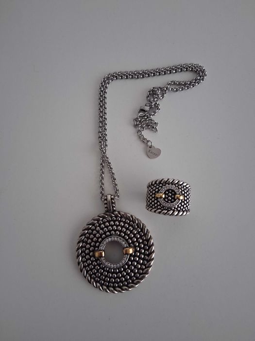 Conjunto aço anel 18