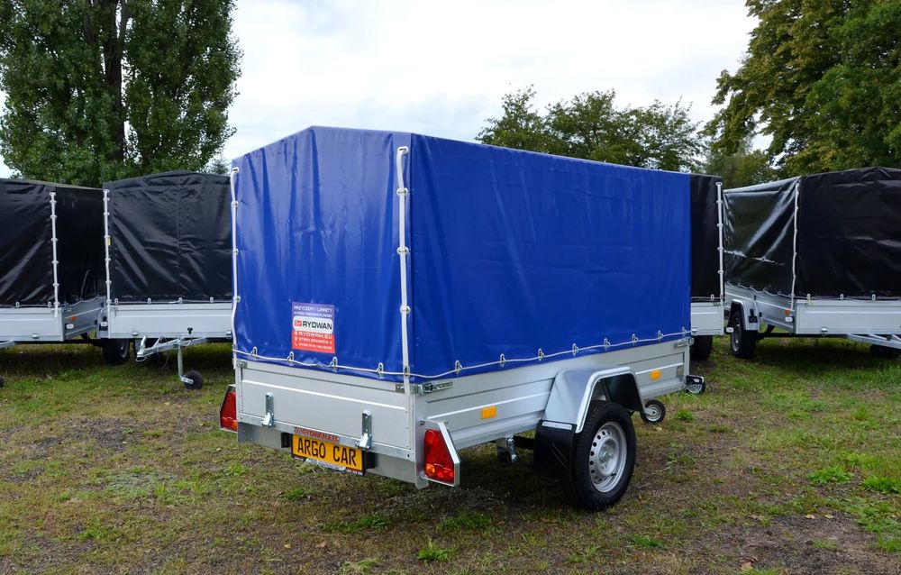 Rydwan przyczepa na RESORACH 5 piórowych,  przyczepka jednoosiowa na ramie spawana z profili zamkniętych, RATY!